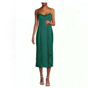 NWT Free People Intimately City Cool Slip Dress Evergreen